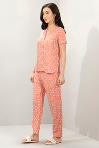 Half-Sleeves Sleep PJ Set - Canyon Floral Print thumbnail 2