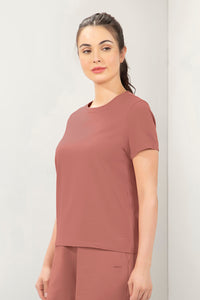 Essential Crew Neck Tee - Brick Dust thumbnail 2