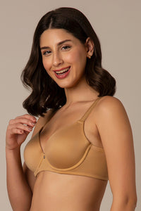 Classique Elegance T-shirt Bra - Tan thumbnail 2