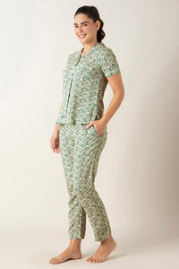Half-Sleeves Sleep PJ Set - Forest Print thumbnail 2
