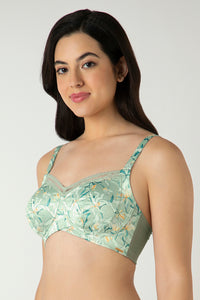 Demure Non-Padded Non-Wired Contour Bra - Tulip Harmony Print thumbnail 2
