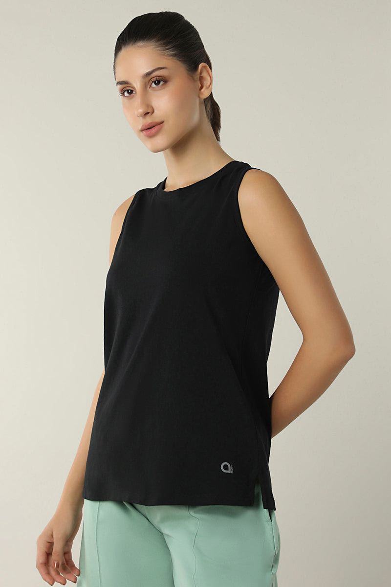 Essential Tank Top - Black - Image 2 of 5