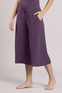 Serene Dream Culottes - Vintage Violet thumbnail 2