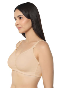 Maternity Non-padded Non-wired Cotton Bra - Hazelnut thumbnail 2