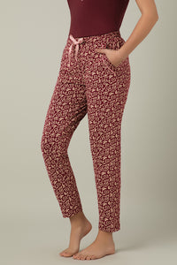Full Length PJ Bottom - Two Tone Floral Print thumbnail 2