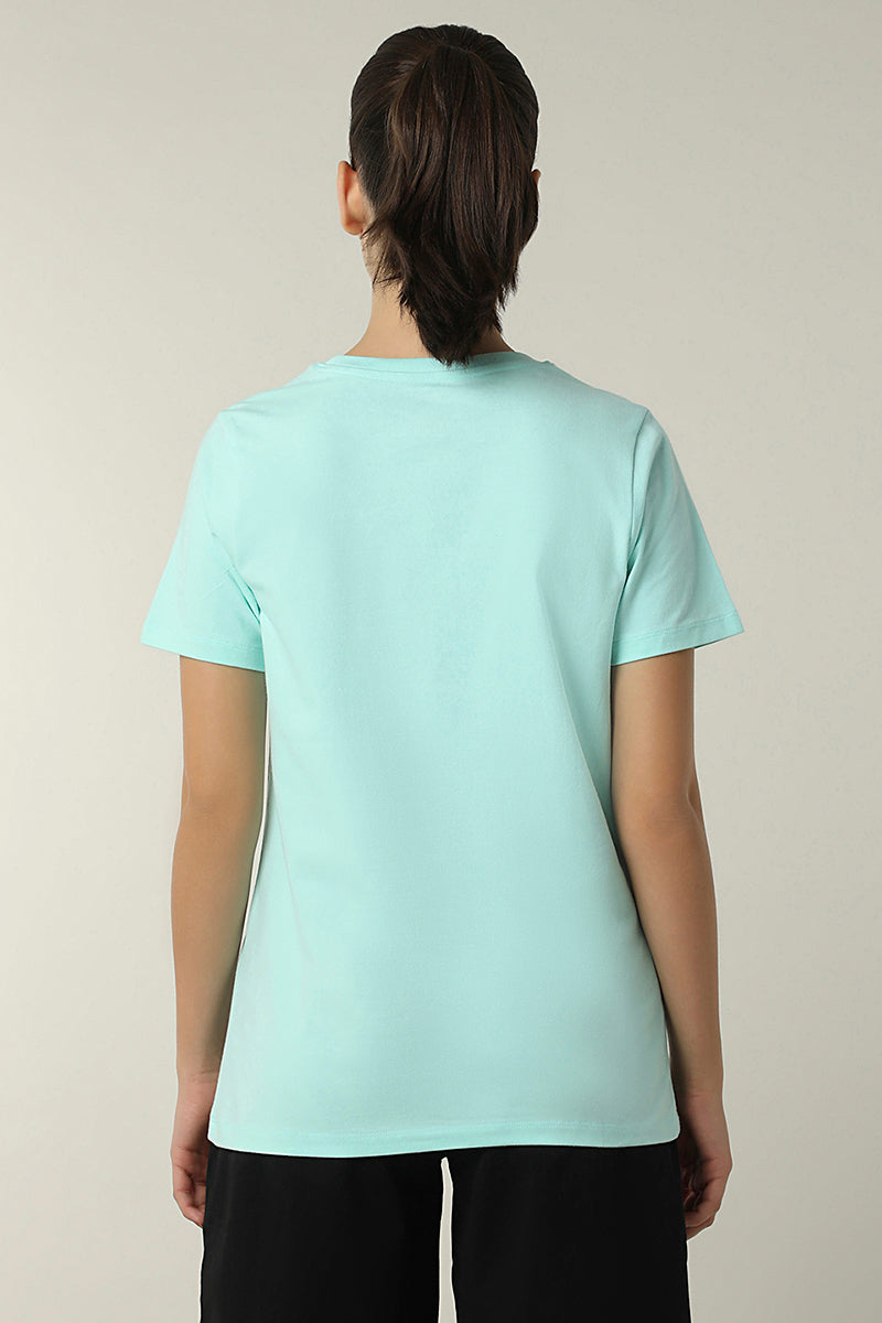 Essential Printed Tee - Blue Tint - Image 3 of 5