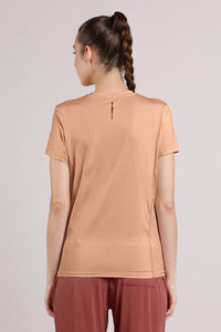 Flaunt Workout Tee - Cafe Creme thumbnail 3