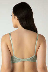 Demure Padded Non-Wired Demi Bra - Tulip Harmony Print thumbnail 3