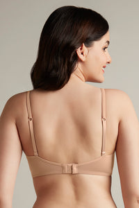 Daily Support Non Padded Non-Wired Cotton Bra - Sandalwood thumbnail 3