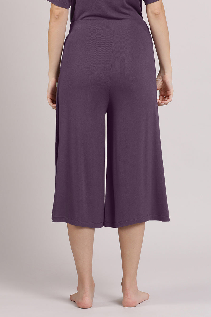 Serene Dream Culottes - Vintage Violet