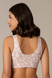 All Day Lounge Solid Non Padded Non-Wired Bra - Henrietta Floral Print thumbnail 3