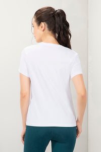 Essential Crew Neck Tee - White thumbnail 3