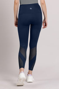 Energize Panelled Tights - Pageant Blue thumbnail 3