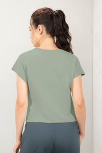 Essential Crop Top - Desert Sage thumbnail 3