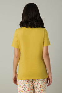 V-Neck Sleep Tee - Sunshine Print thumbnail 3