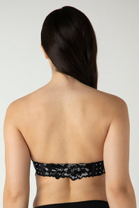 Femme Lace Padded Wired Multiway Bra - Black thumbnail 3