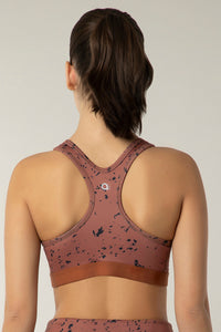 Energize Medium Impact Racerback Sports Bra - Abstract Active Print thumbnail 3