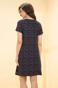 Comfort Sleep Dress - Twilight Floral Print thumbnail 3
