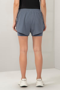 Energize High Rise Active Shorts - Grisaille thumbnail 3