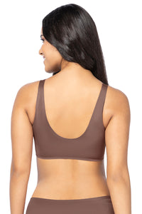 Invisi Ease Padded Non-Wired Slip-On Bra - Nutmeg thumbnail 3