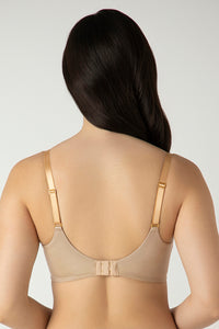 Glam Floral Non-Padded Wired Minimizer Bra - Cornstalk thumbnail 3