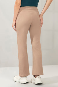 Flaunt Flared Travel Pants - Warm Toupe thumbnail 3