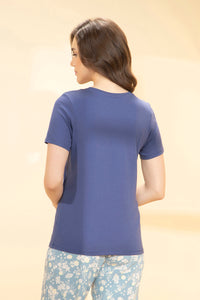 Scoop Neck Sleep Tee - Plant Kindness Print thumbnail 3