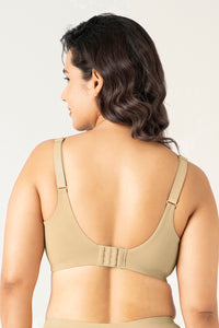 Mystic Elegance Non-padded Wired Minimizer Bra - Sesame thumbnail 3