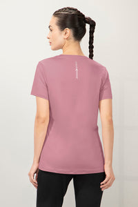 Energize Short Sleeve V-Neck Active T-Shirt - Lilas thumbnail 3