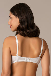 All Day Smooth Comfort Padded & Non-wired Bra - White thumbnail 3