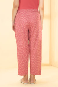 Lounge Pants - Pink Abstract Print thumbnail 3