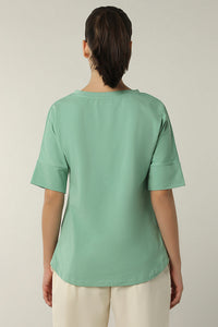 Elements Long Length Tee - Granite Green thumbnail 3