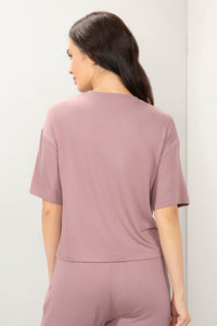 Unwind Crop Top - Grape Shake thumbnail 3