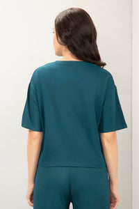 Unwind Crop Top - Reflecting Pond thumbnail 3