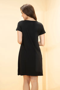 Comfort Sleep Dress - Sweet Lavender Print thumbnail 3