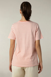 Essential Stripe Tee - Plum Stripes thumbnail 3