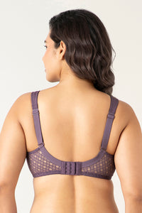Mystic Curves Non-padded Wired Minimizer Bra - Vintage Voilet thumbnail 3