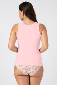 Broad Strapped Body Hugging Tank Top - Mary's Rose thumbnail 3