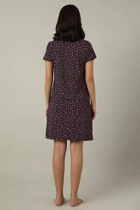 Comfort Sleep Dress - Polka Heart Print thumbnail 3