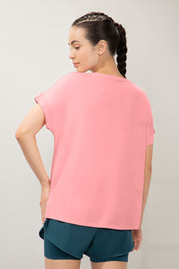 Flaunt Relaxed Tee  - Quartz Pink thumbnail 3