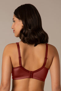Elegant Support Non-Padded & Non-Wired Bra - Caramel Nude thumbnail 2