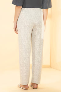 Full Length PJ Bottom - Silver Floral Print thumbnail 3