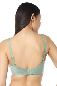 Cloudsoft Padded & Non-Wired Bra  - Pastel Green thumbnail 3