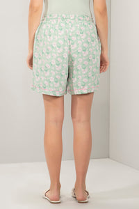 Sleep Shorts - Frosty Floral Print thumbnail 3