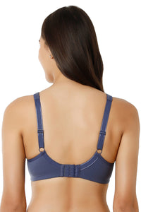Contour Support Non-padded Wired Bra - Crown Blue thumbnail 3