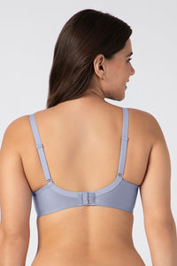 Chic Contour Non-Padded Wired Minimizer Bra - Soft Gray thumbnail 3