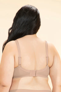 Delight Comfort Non-Padded Non-Wired Minimizer Bra - Hazelnut thumbnail 3