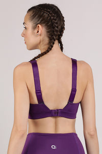 Energize Active High Impact Sports Bra - Imperial Purple thumbnail 3