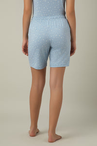 Sleep Shorts - Celestial Blue Print thumbnail 3