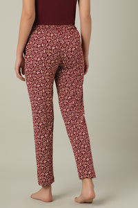 Full Length PJ Bottom - Two Tone Floral Print thumbnail 3